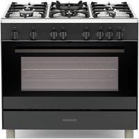 KENWOOD CK501G 90 cm Gas Range Cooker - Matt Black, Black