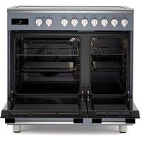 KENWOOD CK603IND-SL 90 cm Electric Induction Range Cooker - Slate Grey & Chrome, Silver/Grey