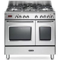 Delonghi DVTR906DFSS 90cm Vintage Twin Cavity Dual Fuel Range Cooker S