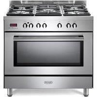 DeLonghi DSR 917-DF/M 90cm Dual Fuel Range Cooker - Stainless Steel