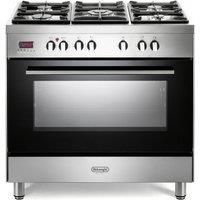 DeLonghi DSR 9071-DFS 90cm Dual Fuel Range Cooker - Stainless Steel