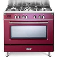 DeLonghi DVRS 916-DF/BU 90cm Dual Fuel Range Cooker - Red - A Rated - DVRS916BU