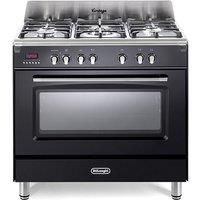 DeLonghi DVRS 916-DF/BL 90cm Dual Fuel Range Cooker - Black