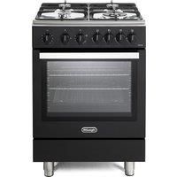 Delonghi DSC626GBL 60cm Modern Single Cavity Gas Cooker in Matt Black
