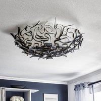 Slamp Veli designer ceiling lamp 78cm anthracite
