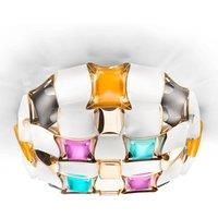 Slamp Mida ceiling light, 67 cm, colourful/white