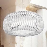 Slamp Kalatos hanging light, transparent/white