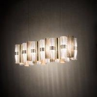 Slamp LED hanging light La Lollo, gold-coloured, 100 cm
