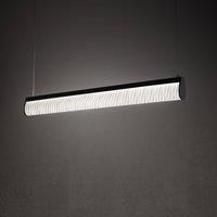 Slamp LED hanging light Modula, pleated, black