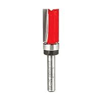 Freud Top Bearing Flush Trim Bit, 5/8 Inch Diameter, 1/4 Inch Shank