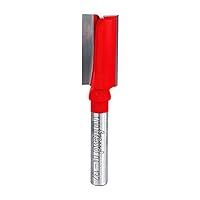 Freud 1/4 inch Shank Double Flute Straight Bit, 25.4 mm Diameter