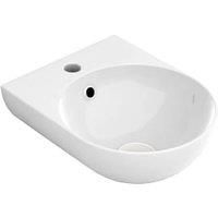 Wickes Teramo 1 Tap Hole White Wall Hung Basin - 300mm
