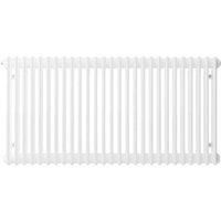 Henrad by Stelrad White 4 Column Horizontal Designer Radiator - 500 x 854mm