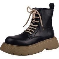 Gothic Lace Ankle Boots In 5 Sizes And 3 Colours For Women - Black