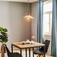 ONLI Rosina hanging light 1-bulb light pink/bronze