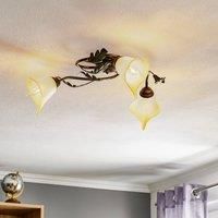 Onli Wall Light in Metal Classic 3 luci Bronze