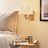 ONLI Seregon wall, stone dcor, fabric lampshade