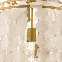 ONLI Ruben hanging light, mother-of-pearl discs
