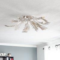 ONLI Felce ceiling lamp as a fern, ivory, 70 x 70 cm