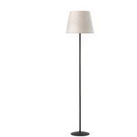 ONLI Loris floor lamp, black, sand beige lampshade