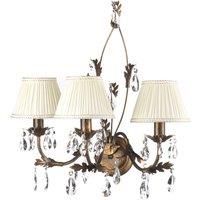 ONLI Karen wall light three-bulb, bronze