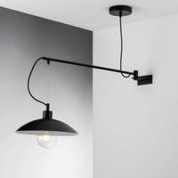 Eco-Light Eldorado wall light with a cantilever arm, black