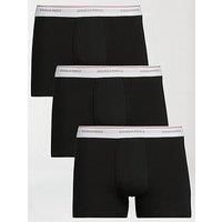 DSQUARED2 Brief 3-Pack Trunk DCX310060, 001- Black, L