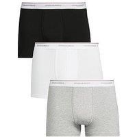 Dsquared2 Dsquared Stretch Cotton 3 Pack Of Trunks - Dark Assorted