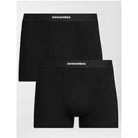DSQUARED2 Boxer Twin Pack Trunk DCX210070, 001-Black, L