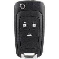 3 Button Remote Key Fob Case HU100 Flip Blade For Vauxhall Opel Astra J GTC Insignia Cascade Zafira Chevrolet Cruze Spark Aveo