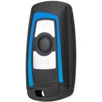 Blue 3 Button Smart Remote Key Fob Case for BMW 1 2 3 4 SERIES F20 F22 F30 F31 F32 Repair Shell + Blade