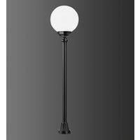 LCD 1142 path light, spherical lampshade black/white