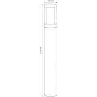 LCD 1257 path light stainless steel 100cm