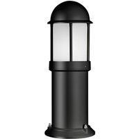 LCD Marco pillar light made of aluminium, black