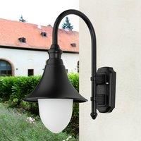 LCD Stylish outdoor wall light Miranda, black