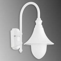 LCD Stylish outdoor wall light Miranda, white