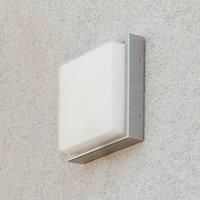 LCD Quadro outdoor wall light in stainless steel