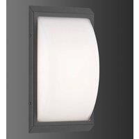 LCD 053 outdoor wall light, stainless steel, graphite