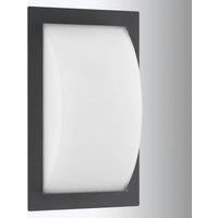 LCD Chic LED outdoor wall light Ivett in graphite
