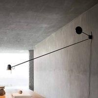 Luceplan Exclusive LED wall light Counterbalance black
