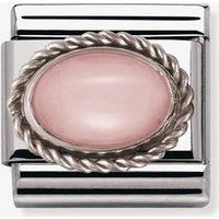 Nomination CLASSIC Silvershine Ornate Settings Pink Opal Charm 330503/22