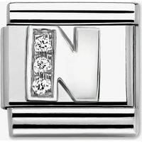 Nomination CLASSIC Silvershine Letter N Charm 330301/14