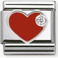 Nomination CLASSIC Silvershine Red Love Heart Charm 330305/01