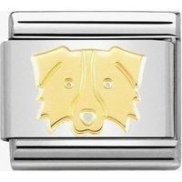 Nomination CLASSIC Gold Border Collie Charm 030162/59