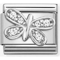 Nomination CLASSIC Composable Silver Cubic Zirconia Butterfly Bracelet 030000 + 330304/35