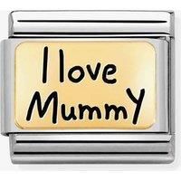 Nomination CLASSIC Composable Limited Edition Gold I Love Mummy Bracelet 030000 + 030166/02
