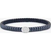 Nomination XTE Life Blue Finish Stainless Steel Cubic Zirconia Oval Bracelet 046010/053