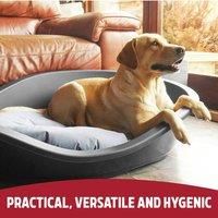 SONNY Classic Plastic Dog Bed 95 GRAPHITE
