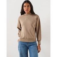 Armani Exchange High Neck Sweatshirt - Brown