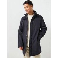 Armani Exchange Men's Box Logo Trech Coat, Blue